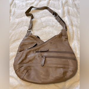 Stone Mountain | Criss Cross Tan Bag